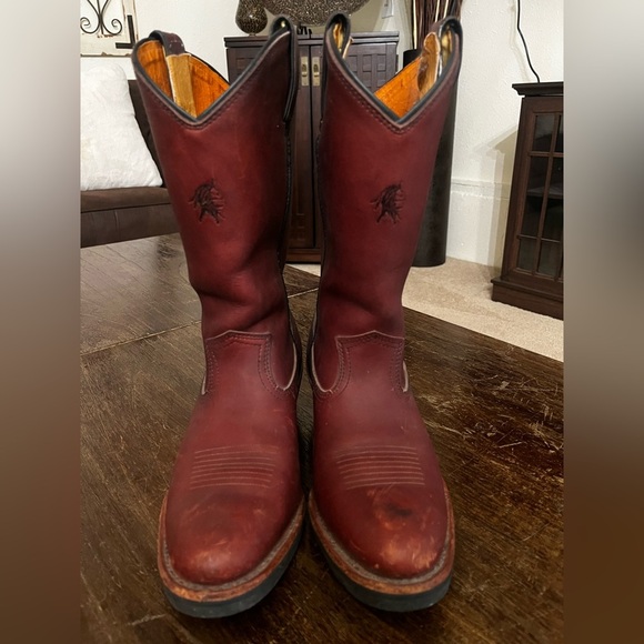 Chippewa Redwood Leather engineer motorcycle boot Size 8 - Picture 1 of 15
